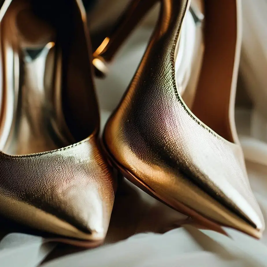 Zlaté topánky na svadbu